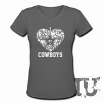 I Love my Cowboys ladies t-shirt